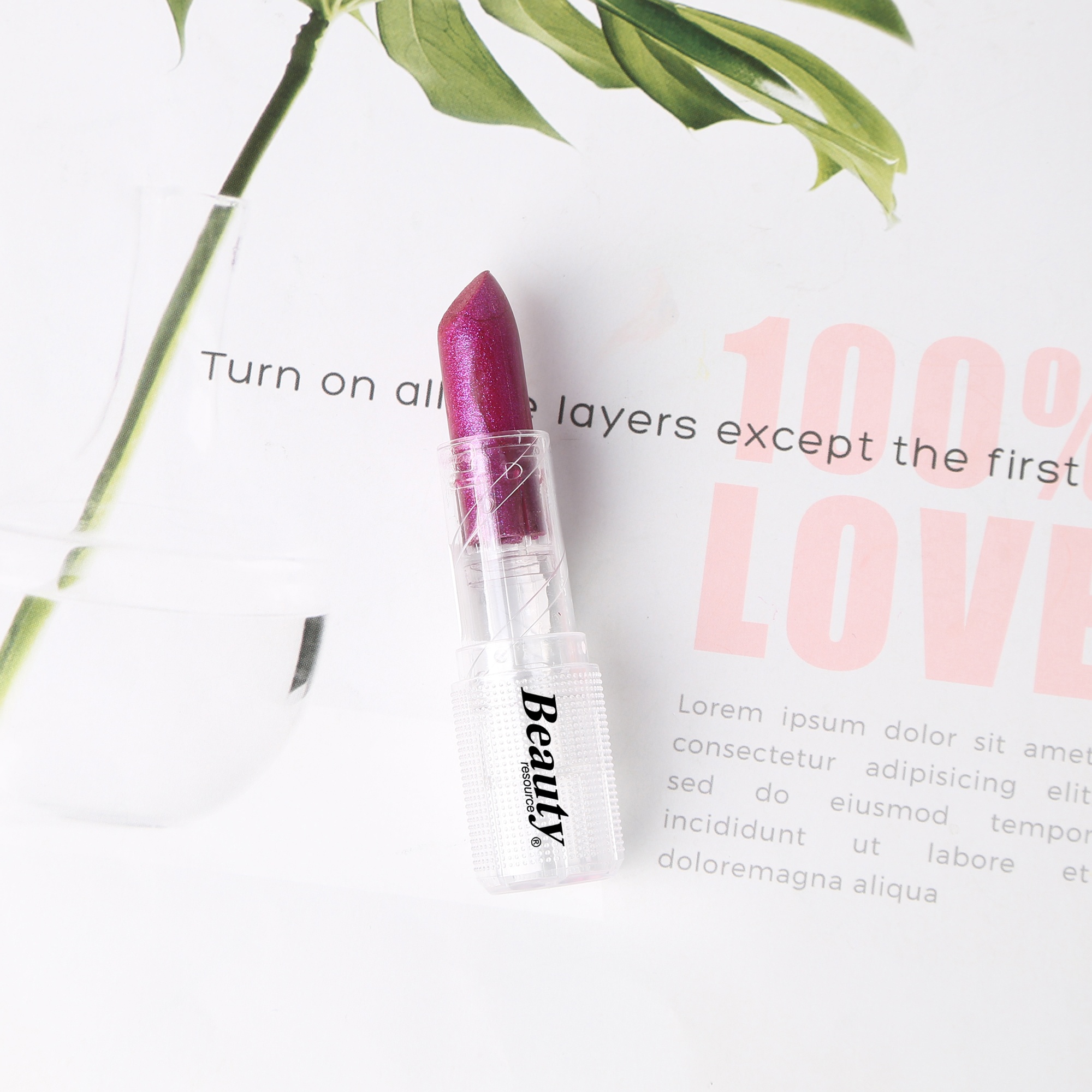 Lipstick for Women with Metallic 3D Shine